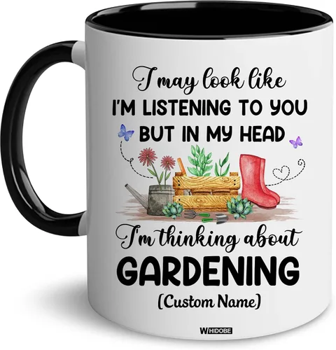 Vista 13 de WHIDOBE Regalo para jardineros – Taza de plantas para amantes de las plantas – Regalos de jardinería para mujeres y hombres – Yes I Really Do Need