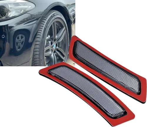 Vista 4 de Luces reflectoras de guardabarros laterales compatibles con BMW F10 Serie 5 2011-2016 (ámbar)