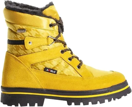Vista 2 de ATTIBA Botas de cuero de invierno para mujer