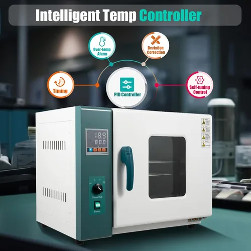 Vista 9 de Horno de convección,110V 1000W horno de secado industrial laboratorio industrial digital forzado convección de aire