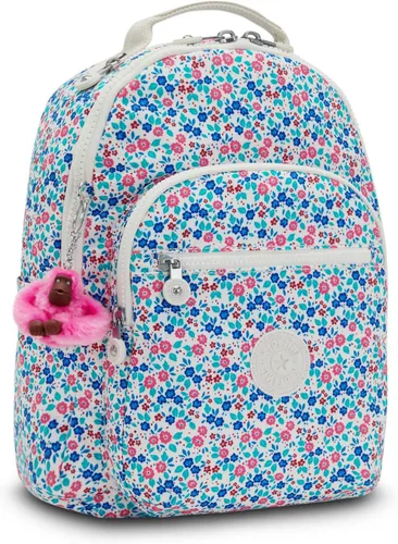 Vista 2 de Kipling Mochila para tableta pequeña Seoul para mujer, duradera, correas acolchadas para el hombro con funda para tableta, bolsa