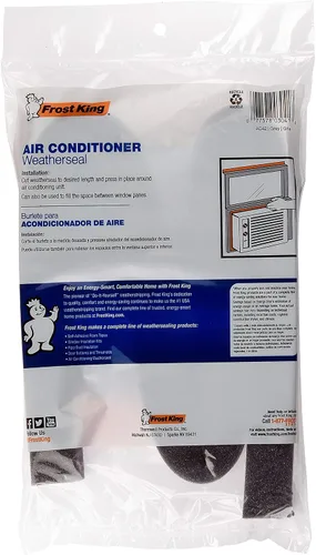 Vista 4 de THERMWELL Frost King AC43H Cinta de Sellado Meteorológico para Aire Acondicionado, 2-1/4 por 2-1/4 por 42 Pulgadas