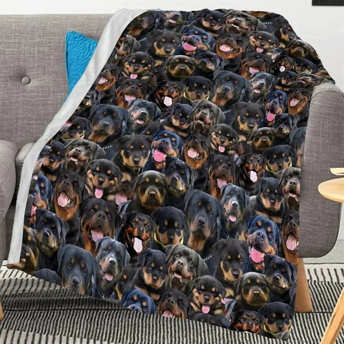 Vista 20 de Manta con estampado Airedale Terrier – Manta con estampado de animales divertidos para amantes de los perros y cachorros, regalos Airedale Terrier