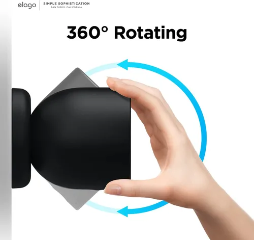 Vista 13 de elago Funda de silicona para Google Nest Cam para exteriores o interiores Negro