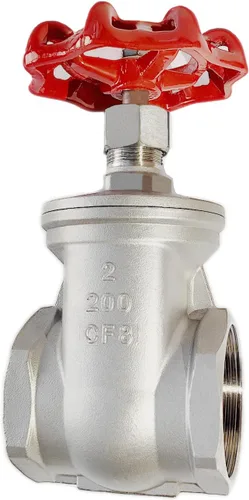 Vista 11 de Válvula de compuerta de acero inoxidable 304, válvula de globo rotativa roscada hembra de acero inoxidable NPT de 1/2 "para interruptores de flujo