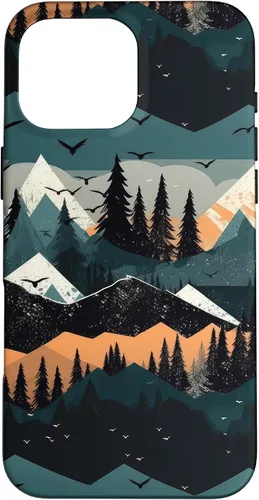 Vista 19 de iPhone 16 Abstract Outdoor Landscape Aesthetic Mountain Case
