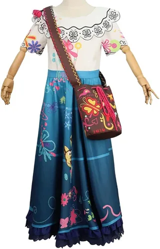 Vista 4 de AMEGIO Mirabel Dress Bag Kids Isabella Cosplay Costume Dress Accessories Outfit Girls Suits