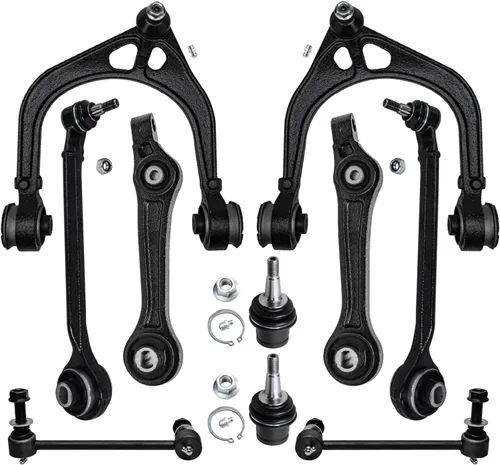 Vista 78 de Detroit Axle - Kit de suspensión delantera de 10 piezas para Chevrolet Trailblazer GMC Envoy 2004-2007 2005 2006 Soportes de brazo de control