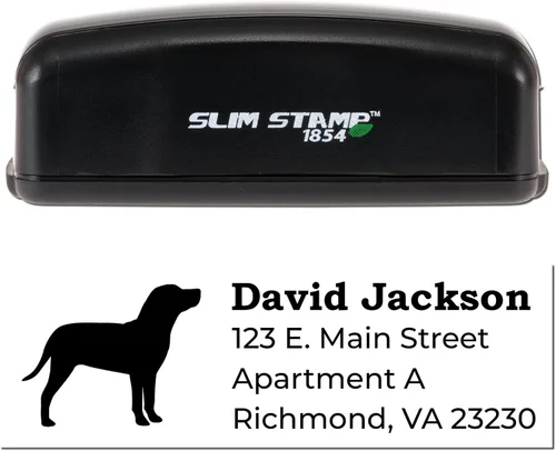 Vista 145 de Airedale Terrier Address Stamp, Custom Airedale Terrier Hand Stamp for Dog Lovers, Duo Rubber Return Address for Pet Owners Montaje manual Duo