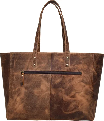 Vista 3 de ANTONIO VALERIA Regalo para el día de la madre Avery cuero totebolso de hombro con asa superior para las mujeres