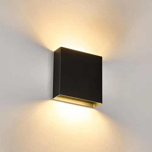 Vista 14 de Blanco arriba y abajo moderno de aluminio interior al aire libre LED
