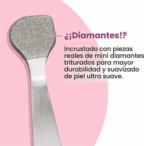 Vista 5 de Lindo Beauty Buffer - Herramienta de microdermoabrasión con infusión de diamante, para el cuidado de la piel