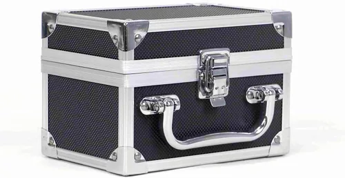 Vista 8 de Ursae Minoris Elite - Caja de aluminio negra para 12 portamonedas de estilo certificado o certificado NGC, PCGS, ANACS, Elite, Lighthouse, BCW Negro