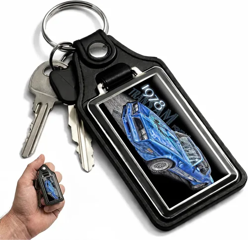 Vista 10 de Brotherhood Car Key Chain for Trans Am Firebird - Classic Models Keychain for Men and Women Gift Key Ring