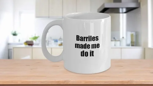 Vista 3 de EzGift Funny Barriles Mug Made Me Do It Musician Gift Quote Gag Coffee Tea Cup 11 oz