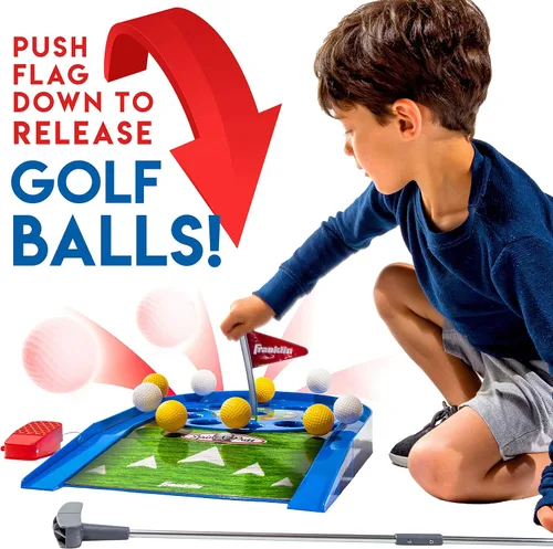 Vista 5 de Franklin Sports Juego de golf Spin N Putt