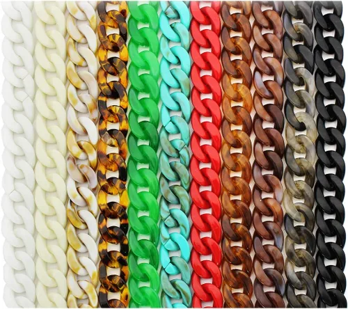 Vista 6 de Cadena de acrílico Marvel para mujeres y hombres - Retenedor de gafas - Correa de soporte para gafas