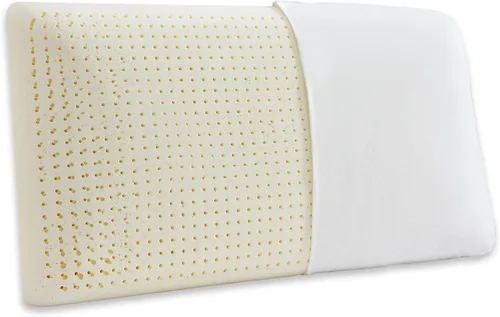 Vista 2 de JOTOM Almohada Talalay 100% natural de látex para dormir, almohada suave de lujo tamaño Queen para personas que duermen de lado, espalda y boca