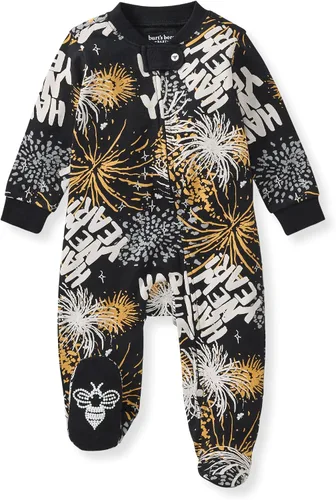 Vista 12 de Burt's Bees Baby Pijama con pies de algodón orgánico para niños Basketball Court