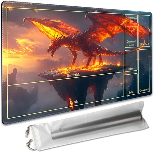 Vista 15 de Juego de mesa MTG de 14 x 24 pulgadas, compatible con OCG CCG RPG TCG Playmats (Call of Death)