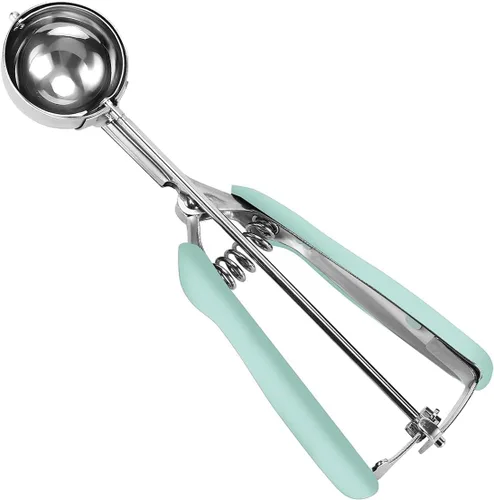 Vista 10 de JUNADAEL J Cuchara de galletas de 4 cucharadas, cucharadas de galletas de 2 onzas para hornear, cuchara para magdalenas para hornear, agarre cómodo