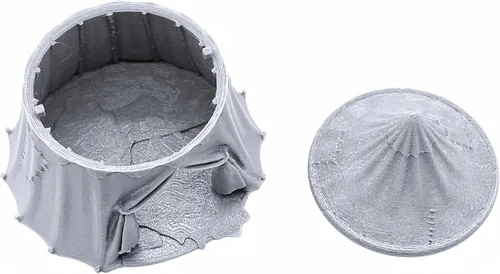 Vista 4 de EnderToys Traveler's Camp I by Printable Scenery, 3D Impreso RPG Scenery y Wargame Terrain 1.102 in Miniaturas