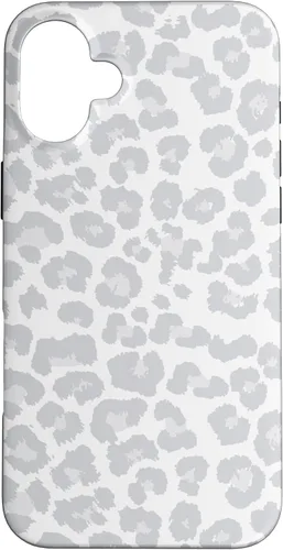 Vista 23 de Blanco Gris Guepardo Estampado De Leopardo Animal Skin Lindo Moda Caso Para iPhone 17