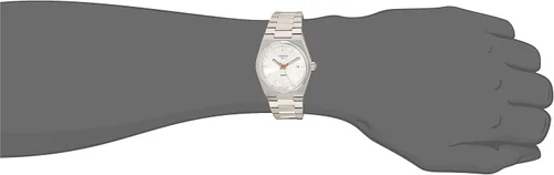 Vista 5 de Tissot Tissot PRX - Reloj unisex de cuarzo con caja de acero inoxidable 316L color gris acero inoxidable 11 T1372101103100 gris Reloj de cuarzo