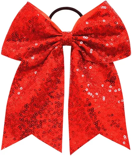 Vista 5 de Vestido de animadora para niñas con lazo para el pelo y pompón de animadora