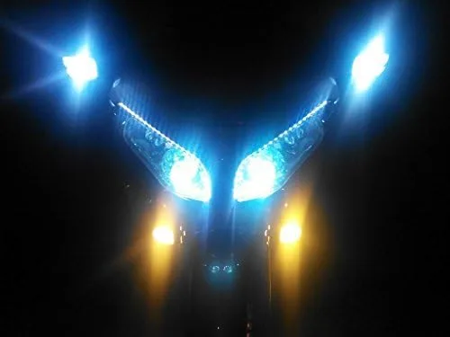 Vista 3 de Kit de lámparas de corriente diurna LED DRL para Honda Goldwing todos los años