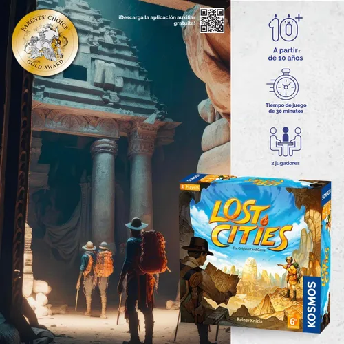 Vista 2 de Juego de cartas Lost Cities - con la 6ª Expedición
