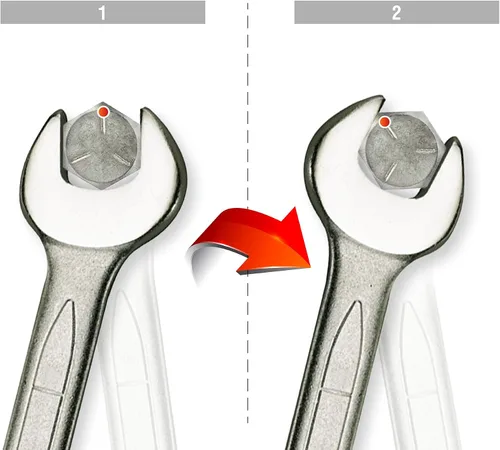 Vista 2 de Teng Tools Llave métrica combinada de trinquete inversa con 72 dientes de 0.433 in - 600511R