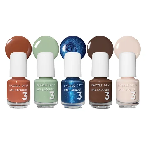 Vista 18 de Mini Flight Dazzle Dry – Afterparty – 5 mini lacas Juego de esmaltes de uñas de 5 piezas · Secado rápido · Larga duración · Manicuras no tóxicas