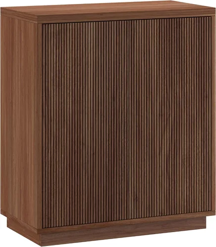 Vista 10 de Henn&Hart Alston - Armario Accent, 28 pulgadas de ancho, blanco aliso Fluted doors and clean lines create modern charm, with hidden storage, an