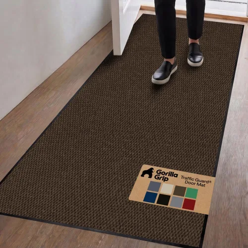 Vista 33 de GORILLA GRIP Traffic Guard - Tapete resistente para interiores y exteriores Negro