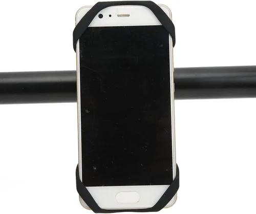 Vista 5 de Soporte de teléfono para motocicleta, soporte para teléfono celular de bicicleta, rotación de 360 grados, ajustable, de alta elasticidad