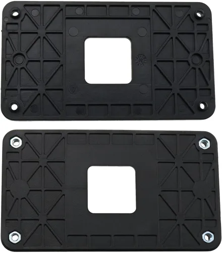 Vista 4 de Soporte de enfriador de CPU ZZHXSM Soporte de CPU Soporte de disipador de calor Placa trasera de placa base para AMD Socket AM2 AM3, amarillo