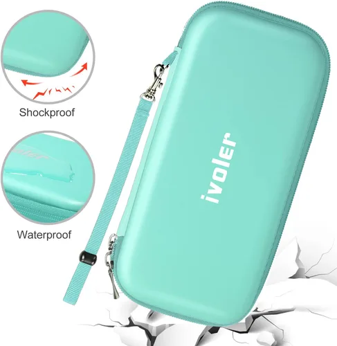 Vista 6 de Funda iVoler de poliuretano para Switch Lite negro Turquoise