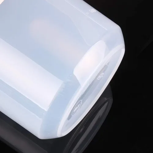 Vista 6 de Housoutil Hervidor de medición con escala de 2.5 L de plástico para bebidas con tapa, jarra de agua fría para jugo, té helado, leche, cerveza