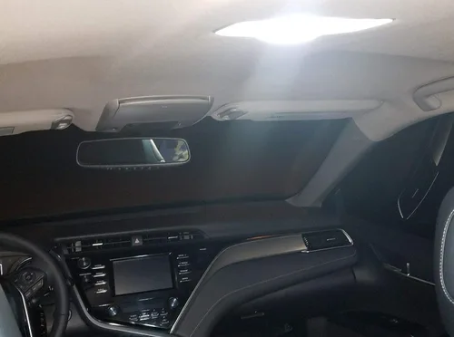 Vista 2 de Kit de luces LED para interiores para Toyota Camry 2007-2021 6000 K, blanco, mapa, cúpula, visera, maletero, matrícula, bombillas (12 piezas)