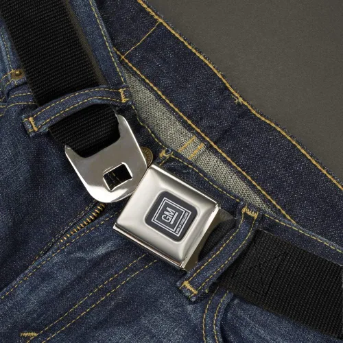 Vista 2 de Cinturón de seguridad con hebilla GM Black XL