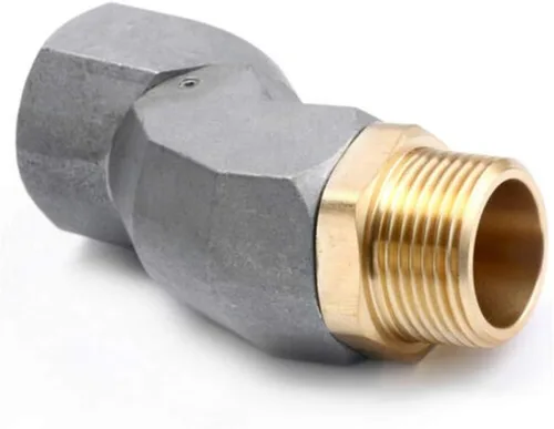 Vista 7 de 1" Manguera de transferencia de combustible giratoria 360 Conector giratorio para boquilla de combustible multiplano giratorio de avión