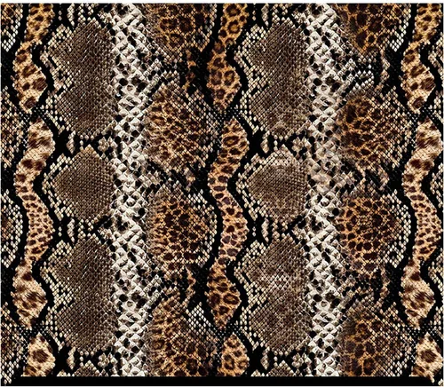 Vista 6 de HTV con estampado de animales (19.66 x 36 pulgadas) - Leopardo arcoíris