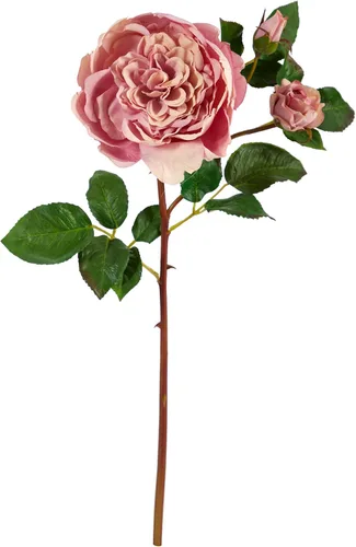 Vista 5 de Nearly Natural Flor artificial rosa de 22 pulgadas (juego de 6)