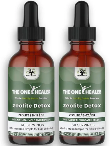 Vista 8 de The One Healer Zeolite Detox para niños y adultos, gotas de zeolita pura con metilo B12 y vitamina D3 para desintoxicación de metales pesados