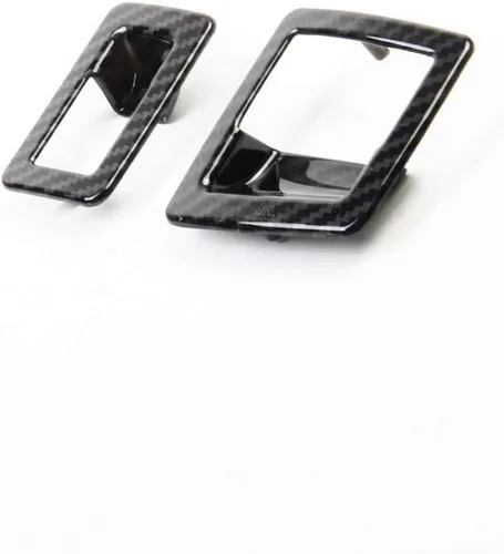 Vista 3 de Interruptor de elevación de ventana de puerta de fibra de carbono cubierta moldura accesorios para 2014 2015 2016 2017 2018 Chevrolet Corvette C7
