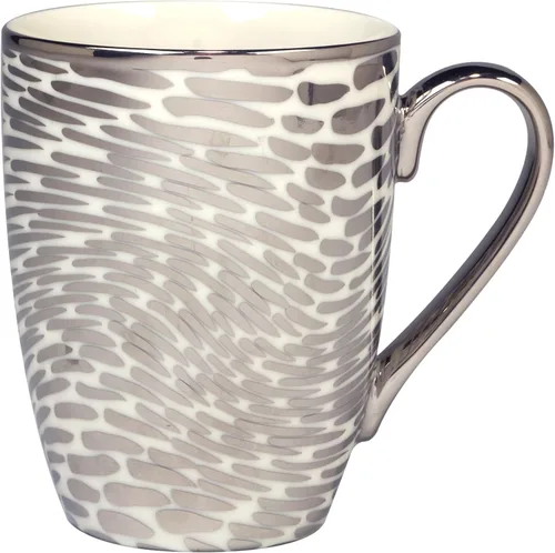 Vista 7 de Certified International Matrix - Tazas cónicas chapadas en plata de 16 onzas, juego de 6 diseños surtidos