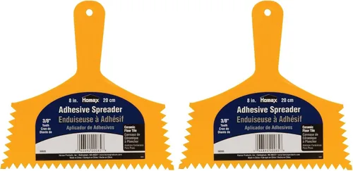 Vista 5 de Homax Esparcidor adhesivo de dientes de 1/4" para baldosas de cerámica, amarillo, 3