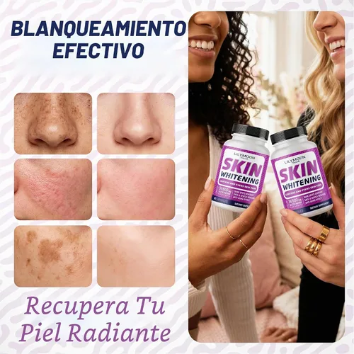 Vista 7 de LILYMOON Píldoras Blanqueadoras de Glutatión Píldoras para Blanquear la Piel - Fórmula para Blanquear la Piel - Píldoras de Glutatión para Blanquear