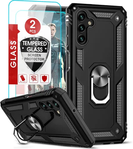 Vista 96 de LeYi Funda para Moto G Stylus 2022 4G (no compatible con 5G), funda para Moto G Stylus con 2 protectores de pantalla, funda protectora de grado Oro